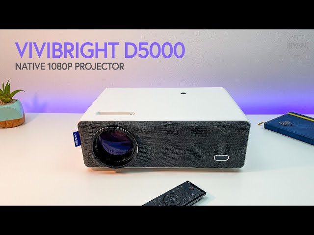 Proyector ViviBright D5000 ANSI 420 Lúmenes Full HD HDMI/USB Android 9.0  Bivolt