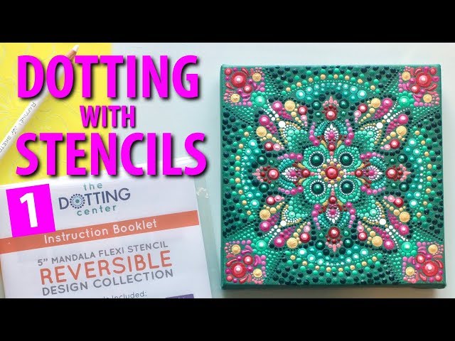 How to paint Dot Mandalas using stencils - Part 1 of 3 - YouTube how-to-paint-dot-mandalas-using-stencils-part-1-of-3-youtube