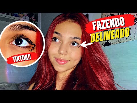 DELINEADO - fazendo delineados da trend do Tiktok