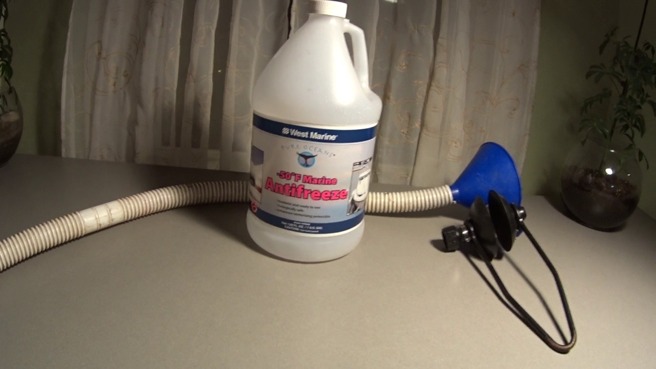 Outboard Motor Winterizing - Simple Outboard Antifreeze 