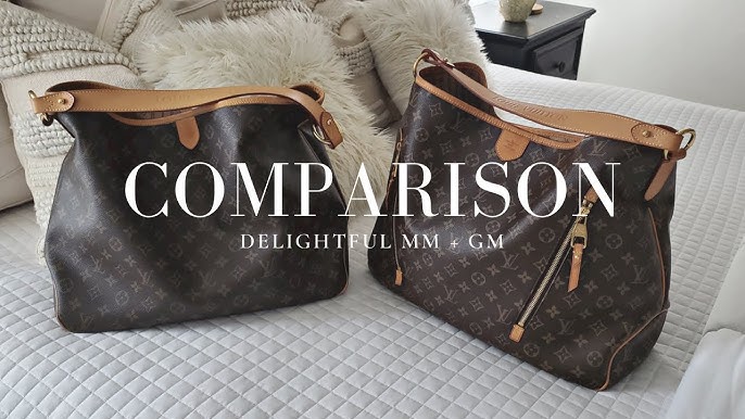 ❤️REVIEW - Louis Vuitton Delightful GM (and comparison with Delightful PM)  