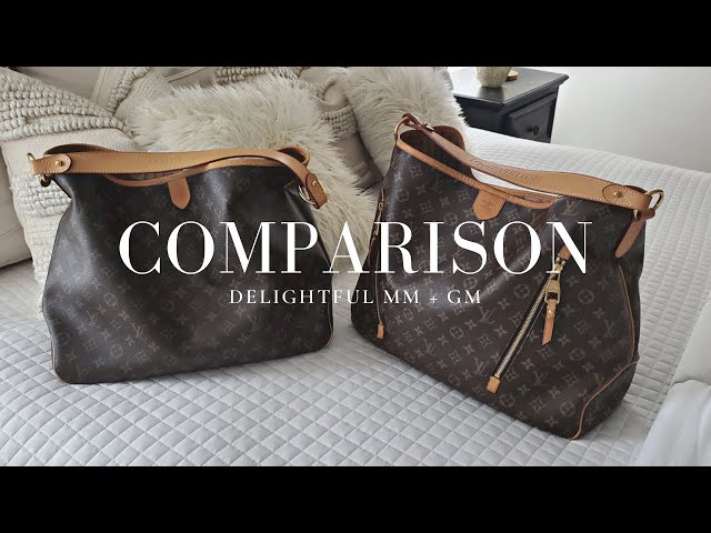 LV Handbags Lovers: Compare size of Louis Vuitton Delightful