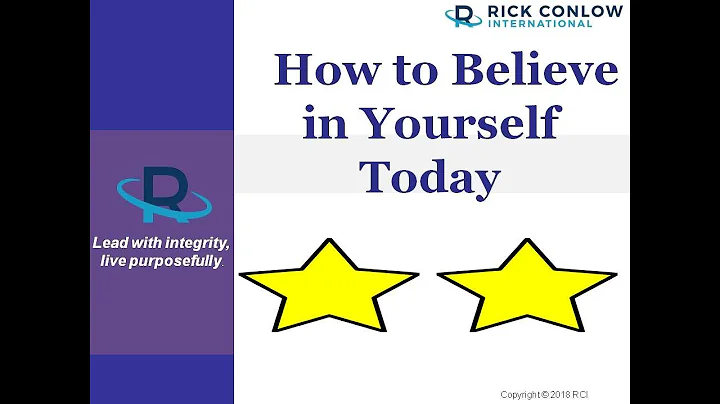 How to Believe in Yourself Today-Motivation...  Vi...