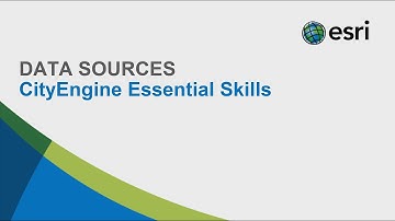 #4 CityEngine Essential Skills: Data Sources