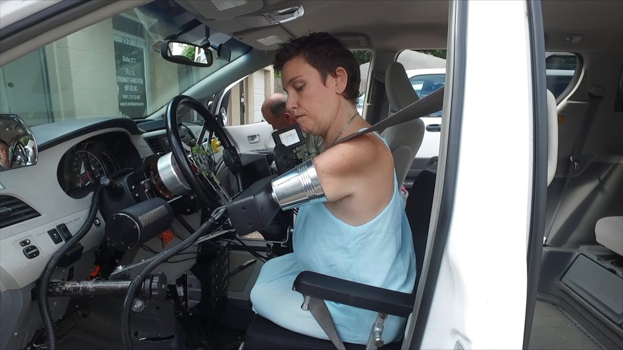 Quadruple Amputee Mom Learns How To Drive Again All Good YouTube