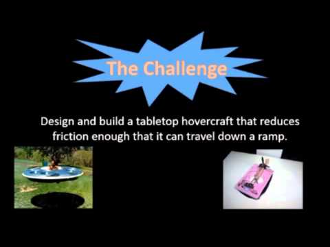 Tabletop Hovercraft Video
