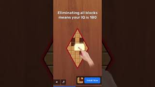 Woodoku - Wood Block Puzzles Ads | Eliminating All Blocks #shorts screenshot 1