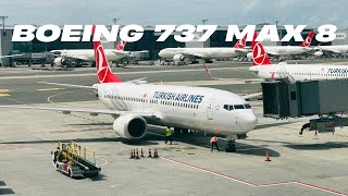 Always a Pleasure on Turkish Airlines! 🇹🇷 Boeing 737 Max 8 (IST-SZG)