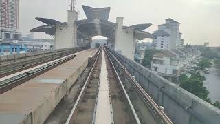 [Rear Track View] LRT Kelana Jaya Line - Putra Heights to Gombak (3 April 2024)