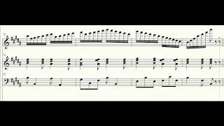 Reichert 7 daily exercises for the flute - #1 - piano accompaniment