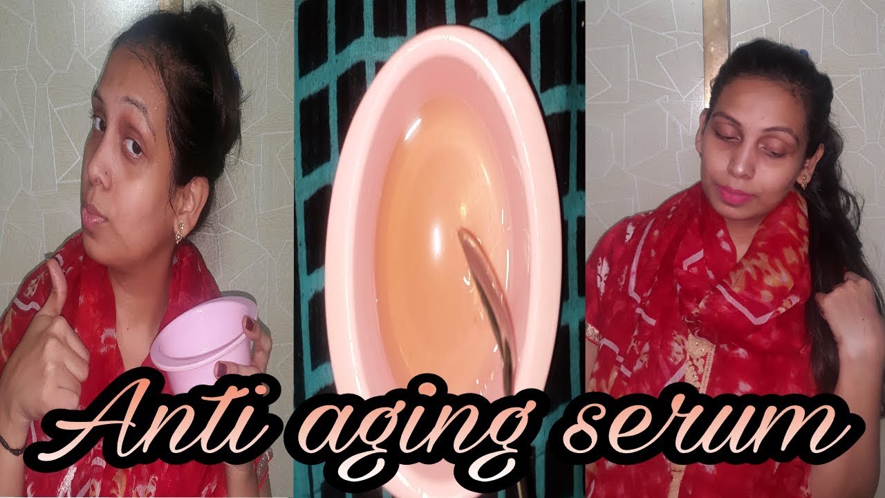 Homemade Anti aging serum | remove fine lines , wrinkles & pigmentation - YouTube