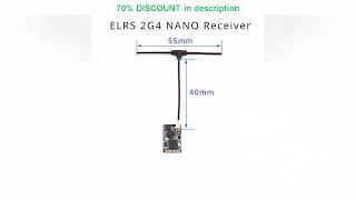 A must-have product! 10PCS ELRS 2.4GHz NANO ExpressLRS Long Range ELRS Receiver BETAFPV NANO 2400
