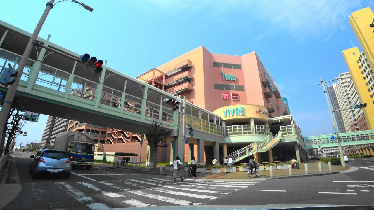 ［4K］『明石ビブレ』の立体駐車場に、入りました。[4K] I entered the Akashi Vivre multi-story parking lot.