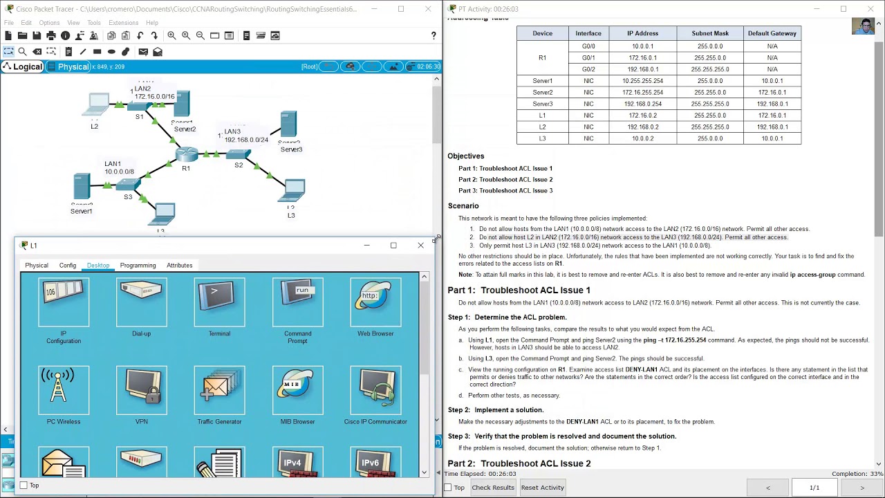 packet tracer activity 2.2.4.10 solution