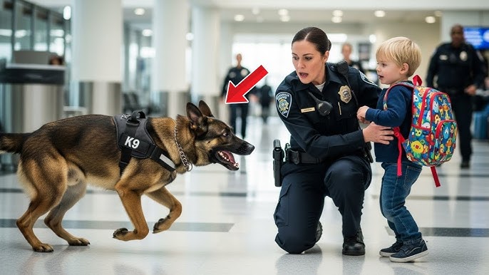 A K9 Dog Ran to the Crying Boy at the Airport… and the Reason Left Everyone  in Shock! - YouTube