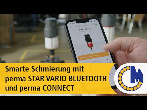 Effiziente Schmierung mit perma CONNECT und den Antrieben perma STAR VARIO BLUETOOTH / BLUETOOTH EX