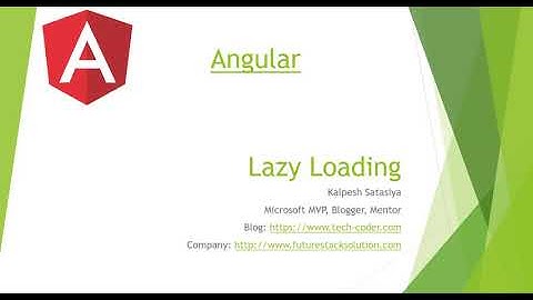 Angular - Lazy Loading