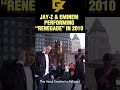 Jay Z Eminem Perform Renegade Live In 2010 