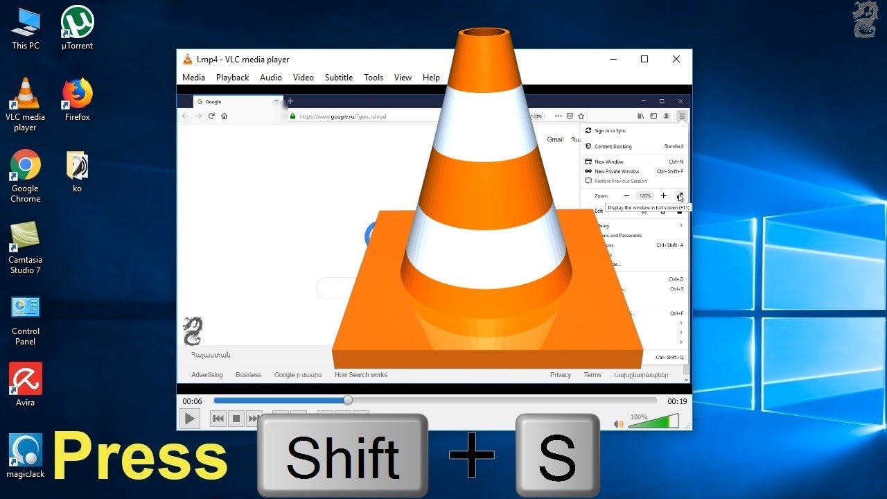 Shortcut Key To Take Multiple Snapshots From Video In VLC Media Player Shortcut Key To Take Multiple Snapshots From Video In VLC Media Player