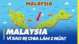 Why is Malaysia divided into two halves