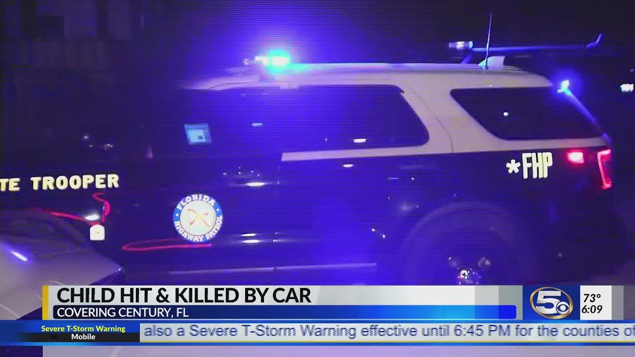 VIDEO: Child dies after being hit by car in Century, Florida - YouTube