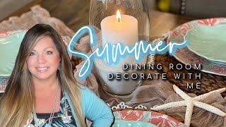 New | Summer Dining Room | Decorate With me