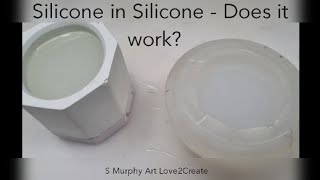 Can you pour silicone into a silicone mould? - Making silicone inlays for future projects.