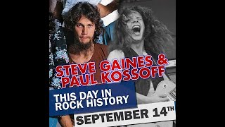 This Day in Rock History: September 14| Remembering Steve Gaines and Paul Kossoff
