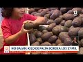 Kilo de palta bordea los 7mil pesos en La Vega Central