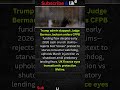 Judge Forces CFPB Funding vs Trump? #shorts #USA #NEWS
