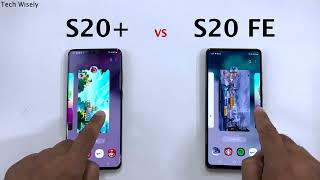 SAMSUNG S20+ vs S20 FE - Speed Test