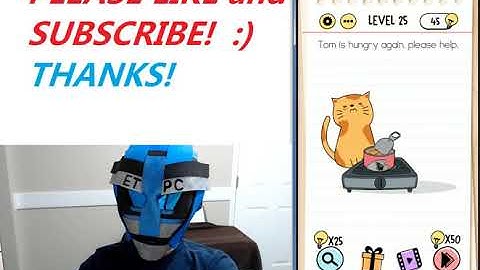 BRAIN TEST LEVEL 25 WALKTHROUGH WITH ANSWERS