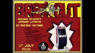 ATARI BREAKOUT WORLD RECORD ATTEMPT IN ARCADE VINTAGE