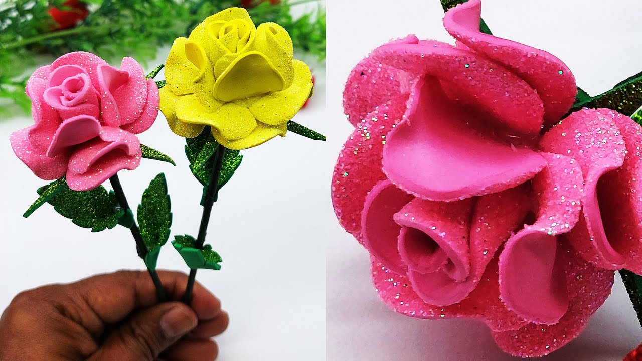 How to make ROSE OF PAPER / DIY Paper Crafts 