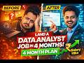 Complete Data Analyst Roadmap 2026 | Zero to Job in 4 Months 🎯