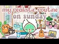 My realistic routine on sunday | Toca Life World | Toca Boca