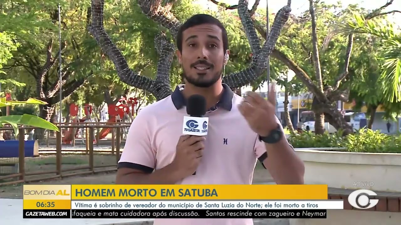 Sobrinho de vereador de Santa Luzia do Norte é morto a tiros em Satuba - 05/03/2026