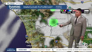 ABC10 Pinpoint Weather with Gabe Salazar: Huge temperature drop during start of work week