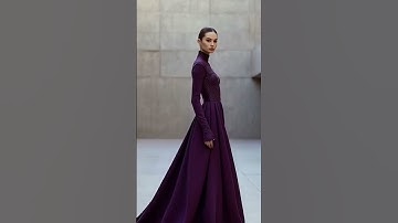 Raw Elegance on Concrete: A Runway of Power, Geometry & Jewel-Toned Grace - #CatwalkAcademy