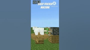 How to make a SHEEP FRICKER in minecraft || #shorts #gaming