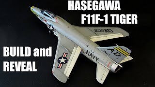 1/72 Hasegawa F11F-1 Tiger ~ build and reveal