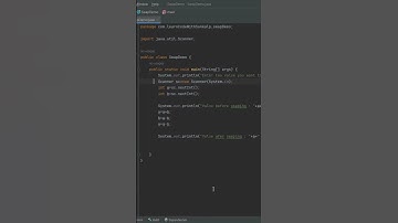 How to swap two numbers without using the third variable #shorts #corejava  #logical
