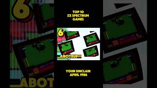 Speccy Top 10 Chart countdown Your Sinclair issues 4 April 1986 #zxspectrum #top10