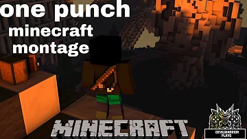 ONE PUNCH - ARIES ||MINECRAFT MONTAGE || DEVIL WARRIOR PLAYS ||