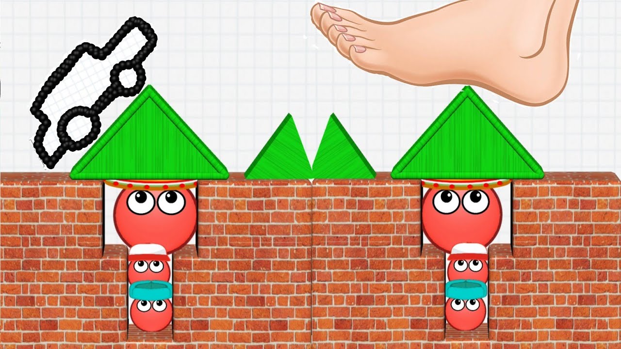 Hide ball Brain teaser games,Draw To Smash Gameplay 1