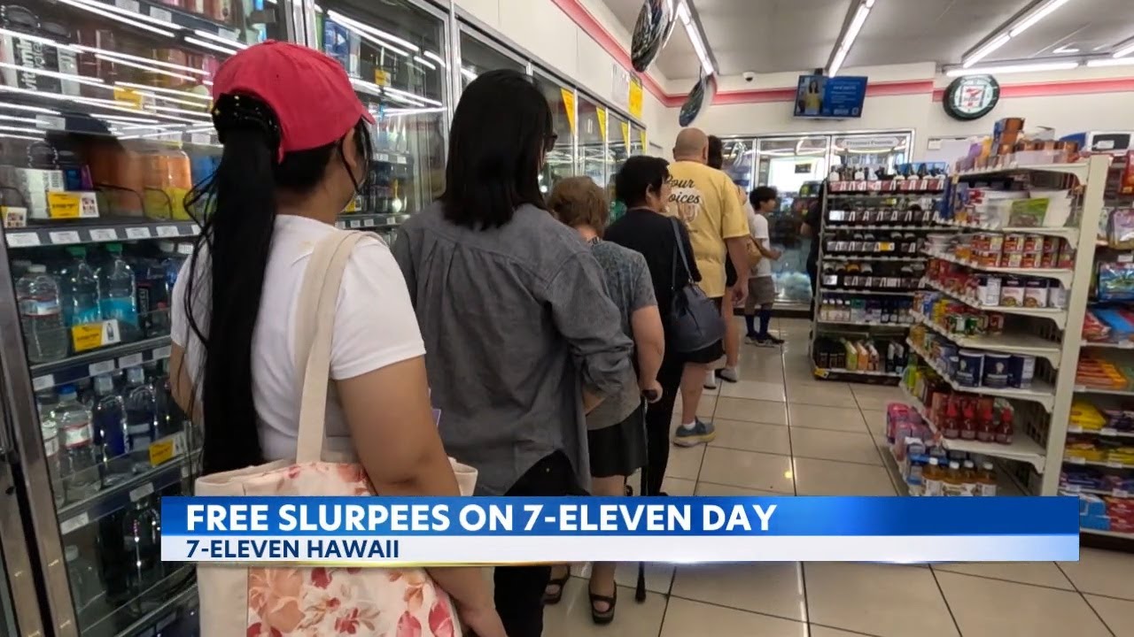 7-Eleven fills up cups on Free Slurpee Day this July 11th