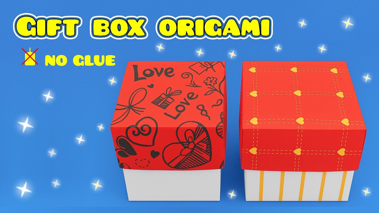 Origami | Make a nested gift box with easy origami