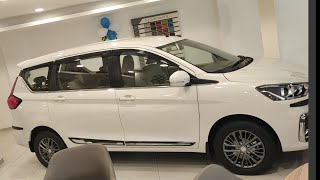 MARUTI SUZUKI ERTIGA 2021  VXI  A/WHITE COLOUR AWALKAROUND #maruti #ertiga