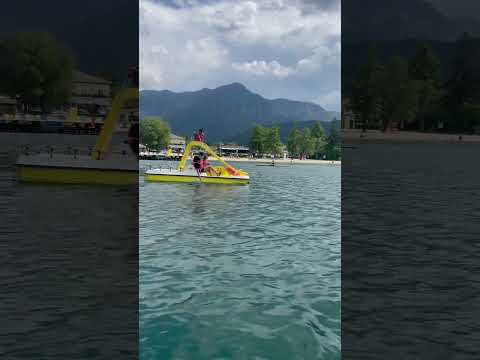 Lake Caldonazzo in north Italy #shorts #travel