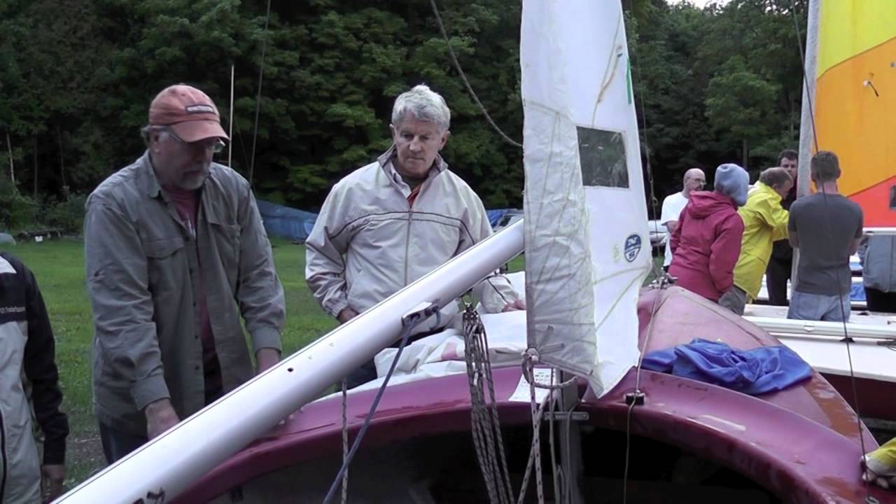 rigging an albacore sailboat